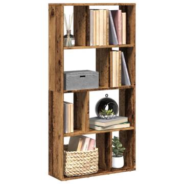  Bookcase Old Wood 60x20x120 cm Engineered Wood