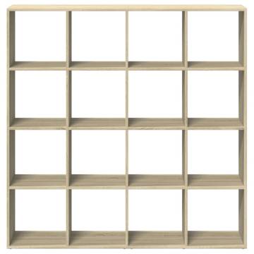  Book Cabinet Sonoma Oak 137.5x29x137.5 cm Engineered Wood