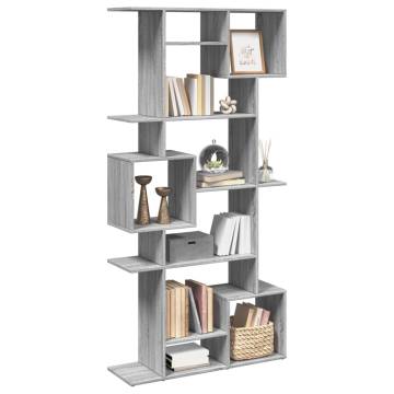  Book Cabinet Grey Sonoma 92x29x188 cm Engineered Wood