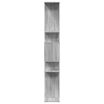  Book Cabinet Grey Sonoma 92x29x188 cm Engineered Wood