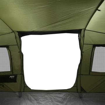  Camping Tent Tunnel 4-Person Olive Green Waterproof