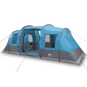  Camping Tent Tunnel 4-Person Blue Waterproof