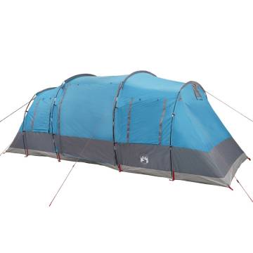  Camping Tent Tunnel 4-Person Blue Waterproof