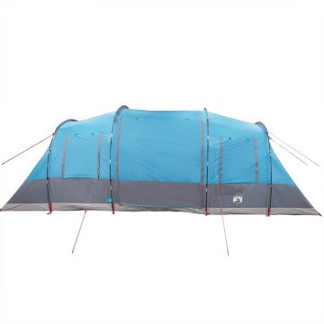  Camping Tent Tunnel 4-Person Blue Waterproof