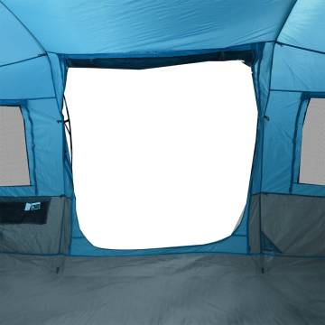  Camping Tent Tunnel 4-Person Blue Waterproof