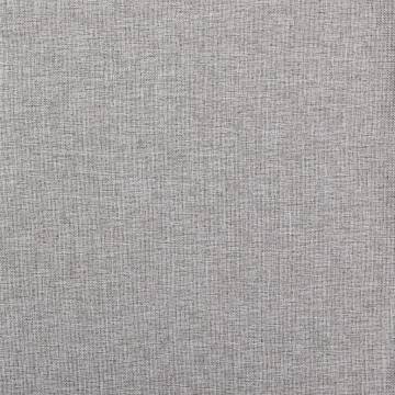 Linen-Look Blackout Curtains with Hooks 2 pcs Grey 140x225 cm