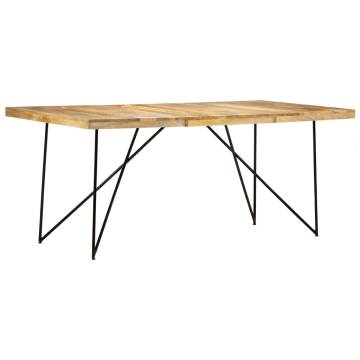 Dining Table 180x90x76 cm Solid Mango Wood