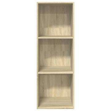  Bookcase Sonoma Oak 40x30x114 cm Engineered Wood