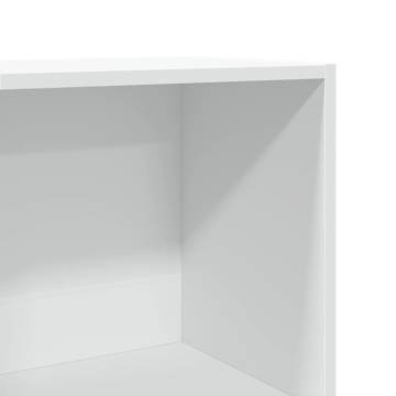  Bookcase White 40x30x152 cm Engineered Wood