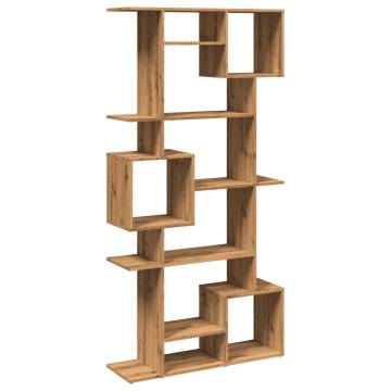  Book Cabinet Artisian Oak 92x29x188 cm Engineered Wood