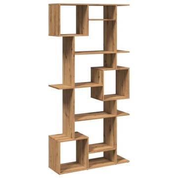  Book Cabinet Artisian Oak 92x29x188 cm Engineered Wood