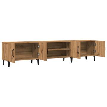  TV Cabinet Artisian Oak 180x31.5x40 cm Engineered Wood