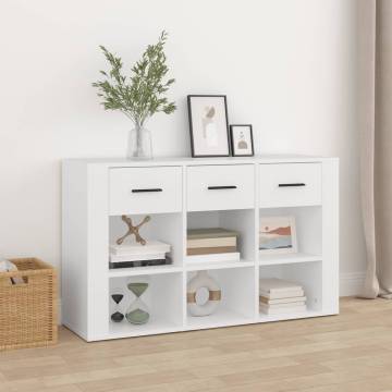 Sideboard White 100x30x59.5 cm Engineered Wood