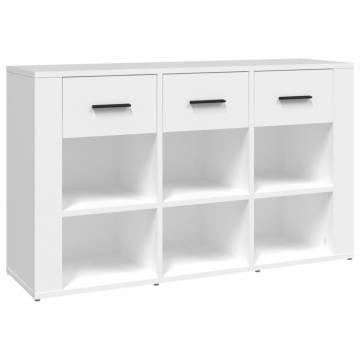 Sideboard White 100x30x59.5 cm Engineered Wood