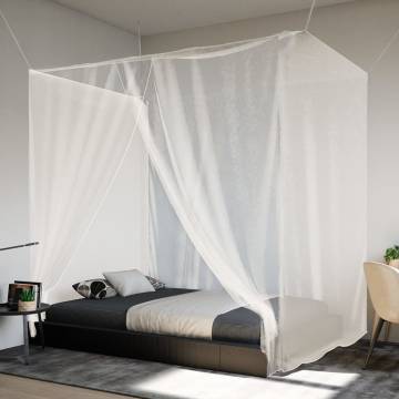  Hanging Mosquito Net 156 Mesh White 220x200x210 cm