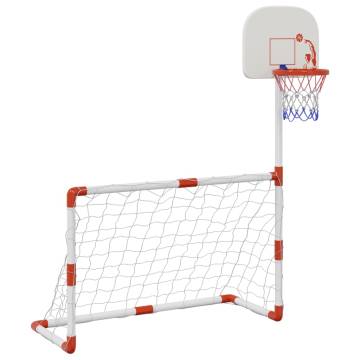  Childrens Football and Basketball Set with Balls 98x50x70 cm