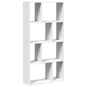  Bookcase White 60x20x120 cm Engineered Wood