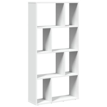  Bookcase White 60x20x120 cm Engineered Wood