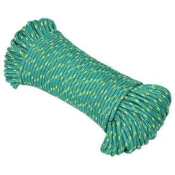  Boat Rope Green 3 mm 100 m Polypropylene