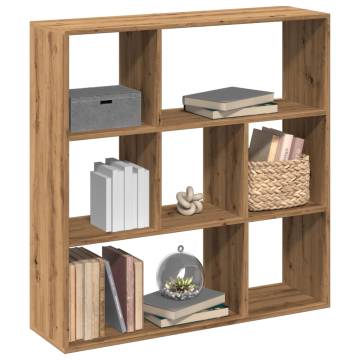  Room Divider Bookcase Artisan Oak 102x29x103.5 cm Engineered Wood