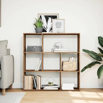  Room Divider Bookcase Artisan Oak 102x29x103.5 cm Engineered Wood