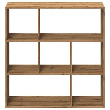  Room Divider Bookcase Artisan Oak 102x29x103.5 cm Engineered Wood