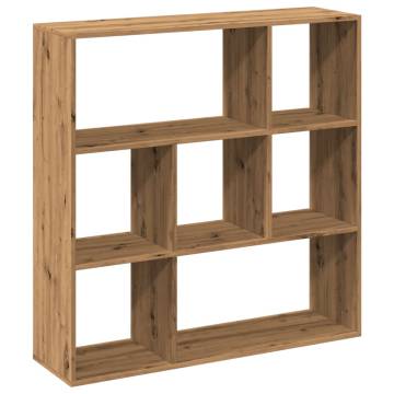  Room Divider Bookcase Artisan Oak 102x29x103.5 cm Engineered Wood