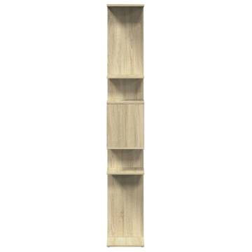  Book Cabinet Sonoma Oak 92x29x188 cm Engineered Wood