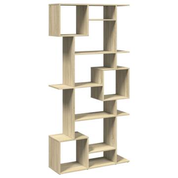  Book Cabinet Sonoma Oak 92x29x188 cm Engineered Wood