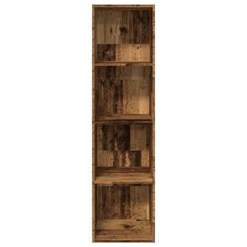  Bookcase Old Wood 40x30x152 cm Engineered Wood