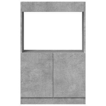  Highboard Concrete Grey 63x33x100 cm Engineered Wood