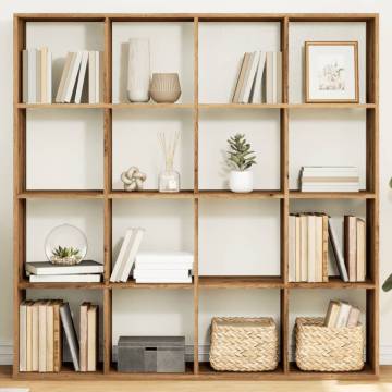  Book Cabinet Artisian Oak 102x29x143 cm Engineered Wood