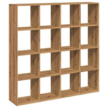  Book Cabinet Artisian Oak 102x29x143 cm Engineered Wood