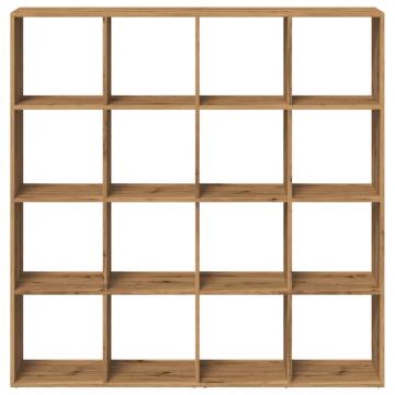  Book Cabinet Artisian Oak 102x29x143 cm Engineered Wood