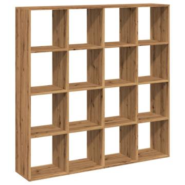  Book Cabinet Artisian Oak 102x29x143 cm Engineered Wood