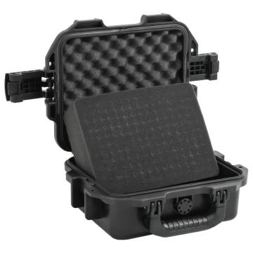  Portable Flight Case Black 30x24.5x12.5 cm PP