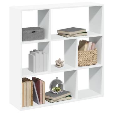  Room Divider Bookcase White 102x29x103.5 cm Engineered Wood