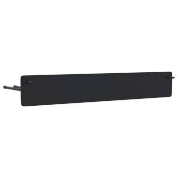  Garden Tool Storage Rack Wall Mounted Black Steel