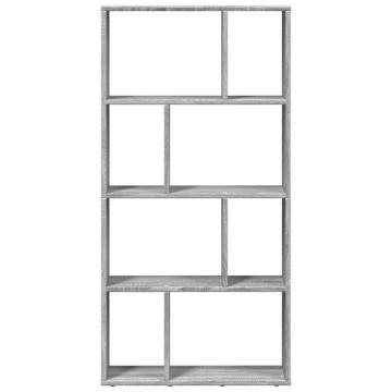  Bookcase Grey Sonoma 60x20x120 cm Engineered Wood