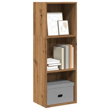  Bookcase Artisian Oak 40x30x114 cm Engineered Wood