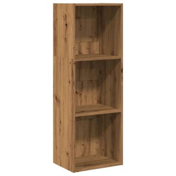  Bookcase Artisian Oak 40x30x114 cm Engineered Wood