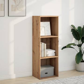  Bookcase Artisian Oak 40x30x114 cm Engineered Wood