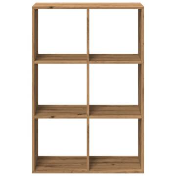  Room Divider Bookcase Artisan Oak 69.5x29x103.5 cm Engineered Wood