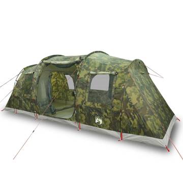  Camping Tent Tunnel 4-Person Camouflage Waterproof