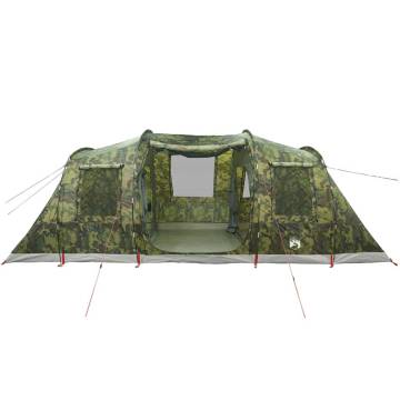  Camping Tent Tunnel 4-Person Camouflage Waterproof