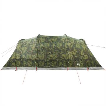  Camping Tent Tunnel 4-Person Camouflage Waterproof