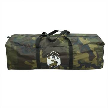  Camping Tent Tunnel 4-Person Camouflage Waterproof