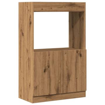  Highboard Artisian Oak 63x33x100 cm Engineered Wood