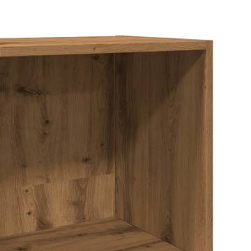  Bookcase Artisian Oak 40x30x189 cm Engineered Wood