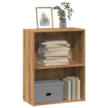  Bookcase Artisian Oak 60x30x77 cm Engineered Wood